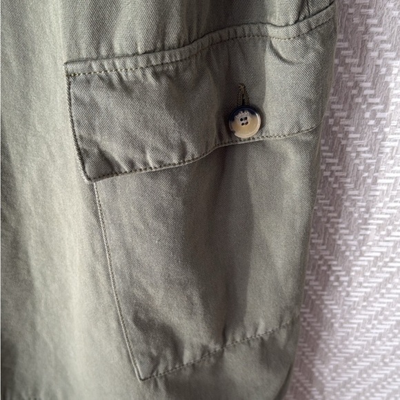 ba&sh Olive Green Lace-Up Dress - Picture 7 of 7